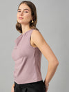 FEMEA Cowl Neck Sleeveless Regular Top