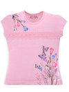 FEMEA Girls Printed Pure Cotton Top