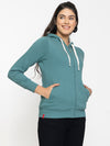 FEMEA Women Fleece Solid Sweatshirt