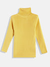 Kids High Neck Long Sleeves Acrylic Pullover