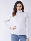 RVK Women Ribbed Acrylic Pullover Sweater