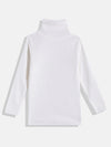 Kids High Neck Long Sleeves Acrylic Pullover