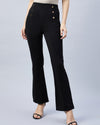 Women Solid Slim Fit Mid-Rise Bootcut Trousers