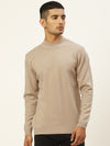 RVK Men Round Neck Solid Pullover