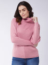 RVK Women Ribbed Acrylic Pullover Sweater