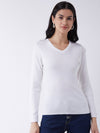 RVK Women Solid Pullover Sweater