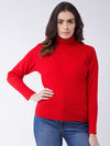 RVK Women Ribbed Acrylic Pullover Sweater