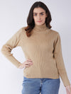 RVK Women Ribbed Acrylic Pullover Sweater