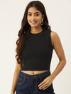 FEMEA Solid Cotton Crop Top