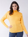 RVK Women Ribbed Acrylic Pullover Sweater