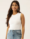 FEMEA Solid Cotton Crop Top