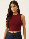 FEMEA Solid Cotton Crop Top