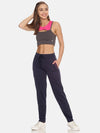 Femea Women Solid Straight-Fit Track pants