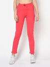 FEMEA Women Mid-Rise Slim-Fit Track Pants