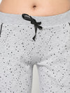 Femea Women Polka Dots Printed Cotton Joggers