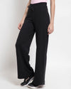 FEMEA Women Solid Wide Leg Track Pants