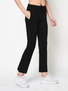 Femea Women Solid Bootcut Track Pants