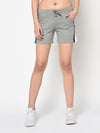 FEMEA Women Striped Regular Fit Regular Shorts