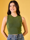 FEMEA Solid Cotton Crop Top