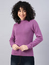 RVK Women Solid Acrylic Pullover Sweater