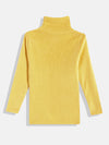 Kids High Neck Long Sleeves Acrylic Pullover