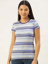 FEMEA Horizontally Striped T-shirt