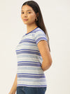 FEMEA Horizontally Striped T-shirt