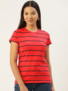 FEMEA Horizontally Striped T-shirt