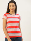 FEMEA Horizontally Striped T-shirt