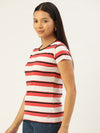 FEMEA Horizontally Striped T-shirt