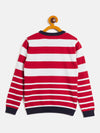 RVK Boys Striped Acrylic Pullover Sweater