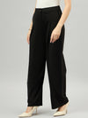 Femea Women Flared High-Rise Pleated Parallel Trousers