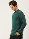 RVK Men Round Neck Solid Pullover