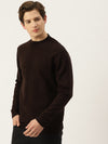 RVK Men Round Neck Solid Pullover