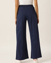 FEMEA Women Solid Wide Leg Track Pants