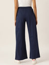 FEMEA Women Solid Wide Leg Track Pants