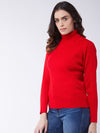 RVK Women Ribbed Acrylic Pullover Sweater