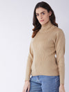 RVK Women Ribbed Acrylic Pullover Sweater