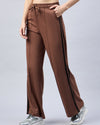 FEMEA Side Stripe Wide Leg Track Pants