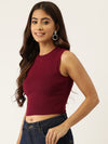 FEMEA Solid Cotton Crop Top