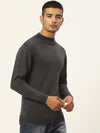 RVK Men Round Neck Solid Pullover