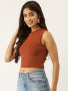 FEMEA Solid Cotton Crop Top