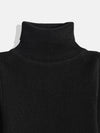 Kids High Neck Long Sleeves Acrylic Pullover