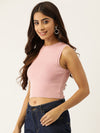 FEMEA Solid Cotton Crop Top