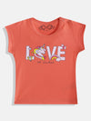 FEMEA Girls  Set of 3 Printed T-shirt