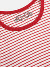 FEMEA Girls Striped Cotton Round Neck T-shirt