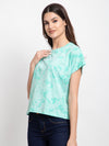 FEMEA Women Tie and Dye Printed T-shirt