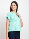 FEMEA Women Tie and Dye Printed T-shirt