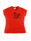 FEMEA Girls Printed Pure Cotton Top