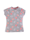 FEMEA Girls Printed Pure Cotton Top